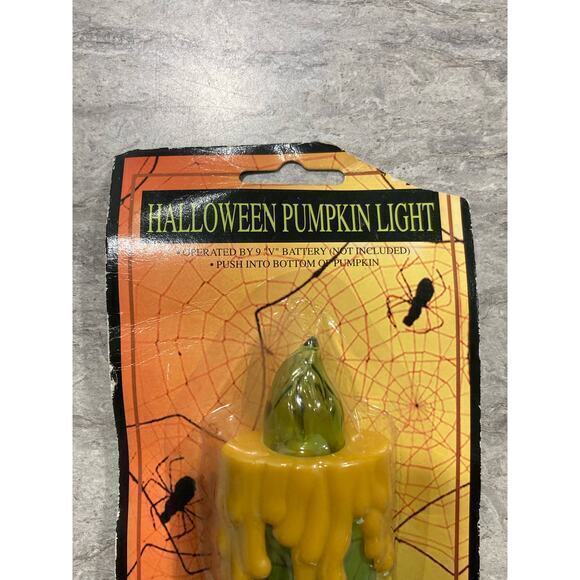 Vintage Halloween Pumpkin Spooky‎ Light Battery Operated LED Decoration NEW - Picture 2 of 7
